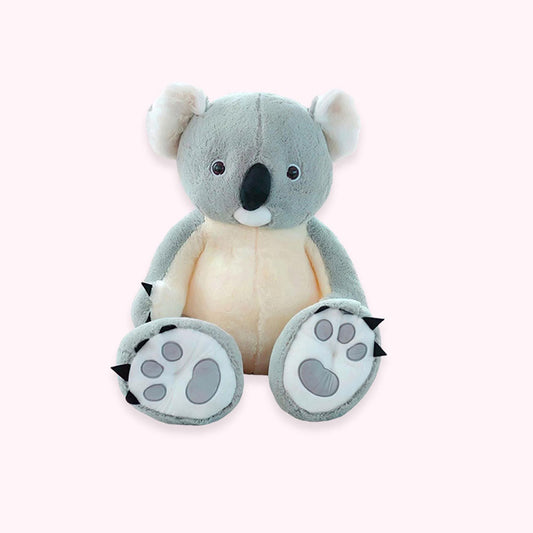 Cartoon Koala Bear Plush Toy & Soft Long Bolster Pillow