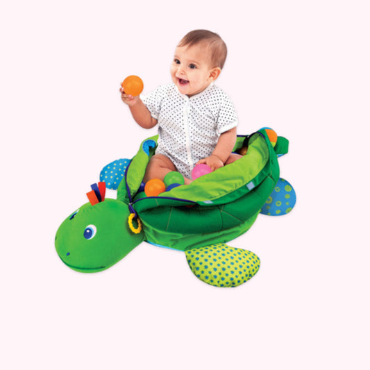 Baby Green Soft Turtle Seat
