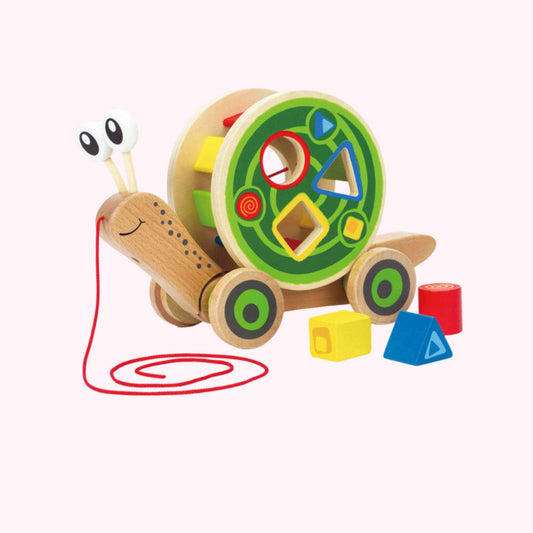 Cute Green Snail Toy