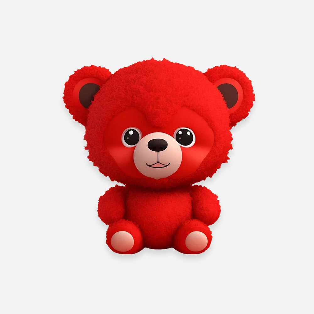 Red Taddy Cute Face